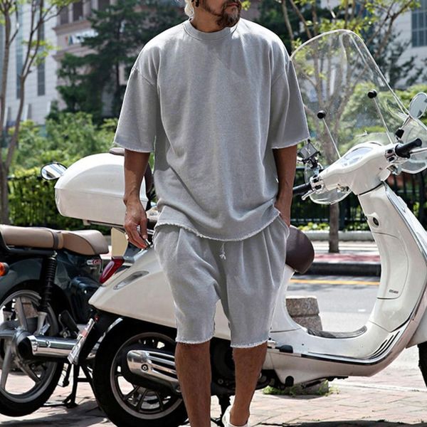 men's tracksuits men's loose t-shirt and shorts solid pockets summer fashion dress shorts o-neck sweatshirt set 230330, Gray
men's tracksuits men's loose t-shirt and shorts solid pockets summer fashion dress shorts o-neck sweatshirt set 230330, Gray