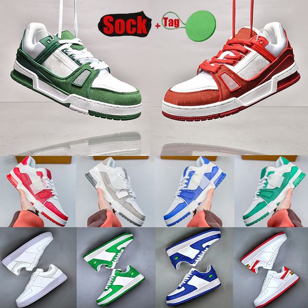 mens womens luxury trainers shoes lvmh designer sneakers leather intage embossed bright white natural green cream burgundy purple breathable, Black
mens womens luxury trainers shoes lvmh designer sneakers leather intage embossed bright white natural green cream burgundy purple breathable, Black