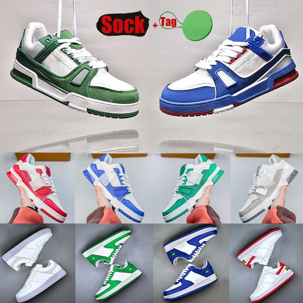 mens womens luxury trainers shoes lvmh designer sneakers leather intage embossed bright white natural green cream burgundy purple flexible s, Black
mens womens luxury trainers shoes lvmh designer sneakers leather intage embossed bright white natural green cream burgundy purple flexible s, Black