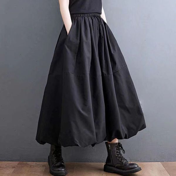 skirts l4xl women's black long tutu with pockets fashion high waist aline maxi loose casual pleated c419 230330
skirts l4xl women's black long tutu with pockets fashion high waist aline maxi loose casual pleated c419 230330