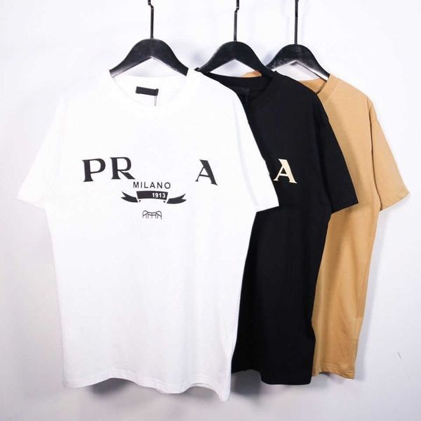 designer luxury prads classic fashion summer new triangle print letters men and women's round neck versatile short sleeve t-shirt, Black;brown
designer luxury prads classic fashion summer new triangle print letters men and women's round neck versatile short sleeve t-shirt, Black;brown