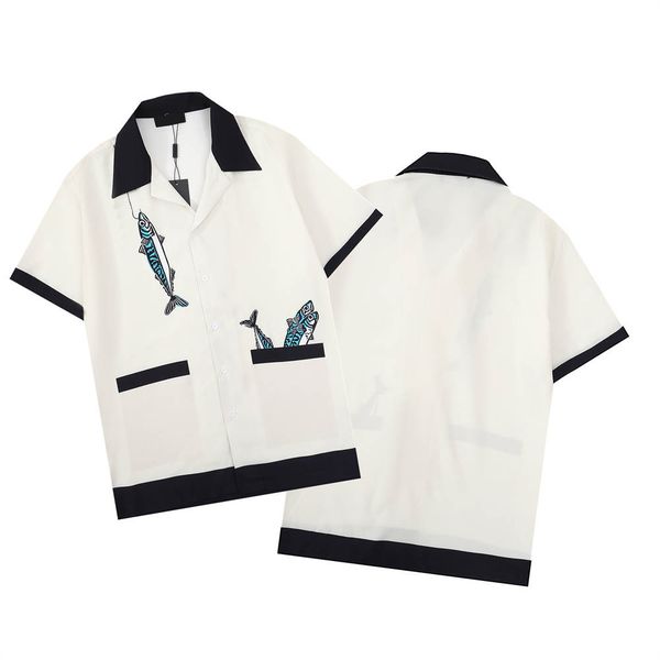 2023 luxury designer shirts men's fashion tiger letter v silk bowling shirt casual shirts men slim fit short sleeve dress shirt -3xl, White;black
2023 luxury designer shirts men's fashion tiger letter v silk bowling shirt casual shirts men slim fit short sleeve dress shirt -3xl, White;black