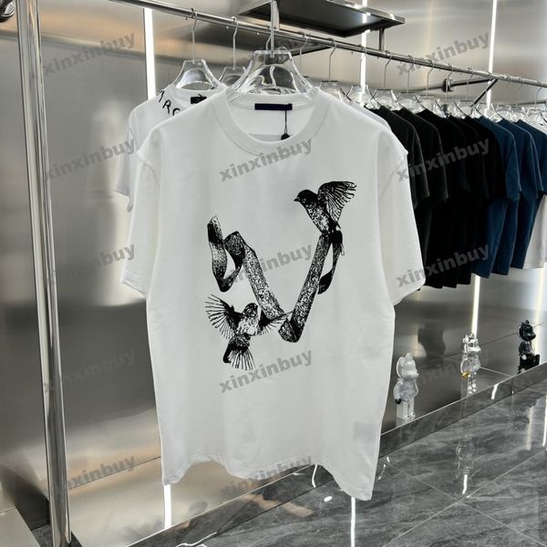 xinxinbuy men designer tee t shirt 23ss bird letter print milan short sleeve cotton women black white blue gray khaki xs-3xl, Black;brown
xinxinbuy men designer tee t shirt 23ss bird letter print milan short sleeve cotton women black white blue gray khaki xs-3xl, Black;brown