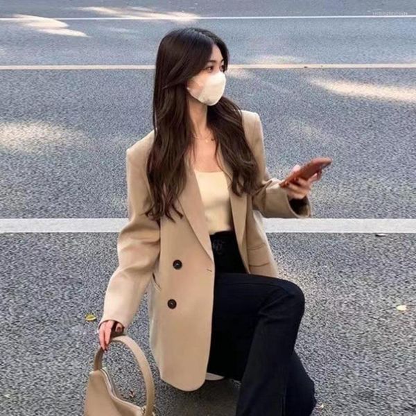 fancy woman women's suits stylish non-shrink long sleeves commuting style women double breasted autumn winter work suit jacket office b, White;black
fancy woman women's suits stylish non-shrink long sleeves commuting style women double breasted autumn winter work suit jacket office b, White;black
