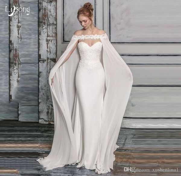 white chiffon long bridal wraps off shoulder lace wedding shawls boleros brides jackets cloaks for wedding dresses bridal gowns7969376
white chiffon long bridal wraps off shoulder lace wedding shawls boleros brides jackets cloaks for wedding dresses bridal gowns7969376