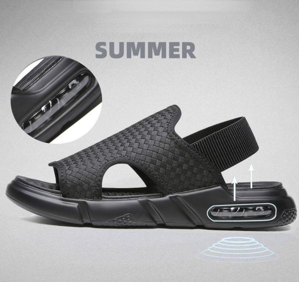 sandals men summer luxury beach air cushioned pu leather lightweight outdoor platform shoes roman male sandal 230330, Black
sandals men summer luxury beach air cushioned pu leather lightweight outdoor platform shoes roman male sandal 230330, Black