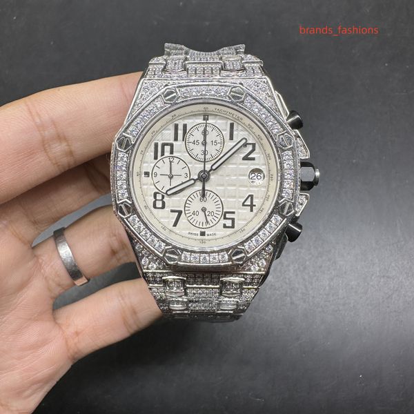 men's vk quartz sports watch silver handmade diamond inlaid stainless steel diamond fashion watch classic popular trend men's watc, Slivery;brown
men's vk quartz sports watch silver handmade diamond inlaid stainless steel diamond fashion watch classic popular trend men's watc, Slivery;brown