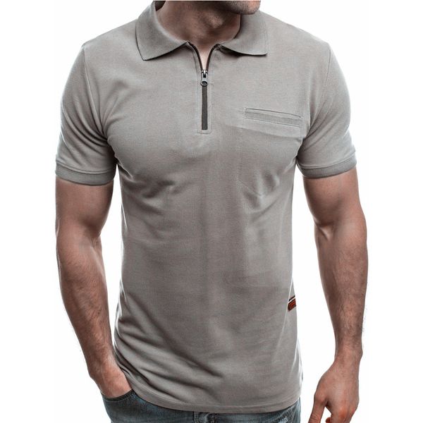 mens tshirts solid polo lapel longsleeved polos zipper collar fashion summer thin casual loose 230330, White;black
mens tshirts solid polo lapel longsleeved polos zipper collar fashion summer thin casual loose 230330, White;black