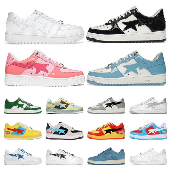 men designer fashion shoes women bapestas sneakers stas black white blue yellow camo green beige suede combo pink leather mens outdoor train
men designer fashion shoes women bapestas sneakers stas black white blue yellow camo green beige suede combo pink leather mens outdoor train