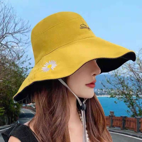 hbp brim hats korean version wide of double-sided small daisy fisherman hat for women to cover fe and tide in summer p230327, Blue;gray
hbp brim hats korean version wide of double-sided small daisy fisherman hat for women to cover fe and tide in summer p230327, Blue;gray