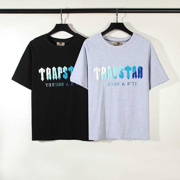 niche fashion brand trapstar towel embroidery european american simple letters men women loose casual cotton short sleeved t-shirt, Black;brown
niche fashion brand trapstar towel embroidery european american simple letters men women loose casual cotton short sleeved t-shirt, Black;brown