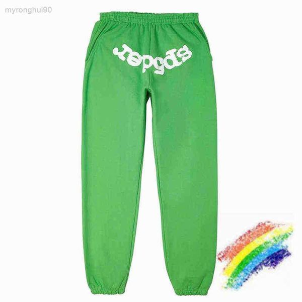 men's pants foam web 555555 jogging men women sp5der joggers fashion t220721 vtu2, Black
men's pants foam web 555555 jogging men women sp5der joggers fashion t220721 vtu2, Black