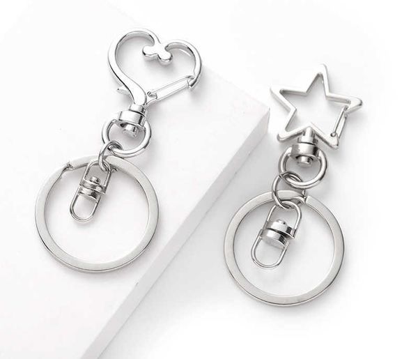 key rings 50pcs 30mm 2 colors key chains key rings round heart star silver color lobster clasp keychain aa230329, Slivery;golden
key rings 50pcs 30mm 2 colors key chains key rings round heart star silver color lobster clasp keychain aa230329, Slivery;golden
