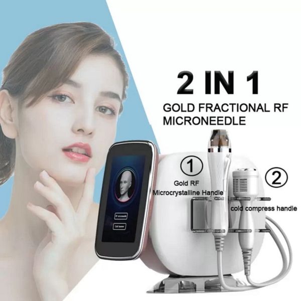 new portable gold microneedle rf microcrystal cold machine for fractional system tighten skin 2 handles repair facial skin
new portable gold microneedle rf microcrystal cold machine for fractional system tighten skin 2 handles repair facial skin