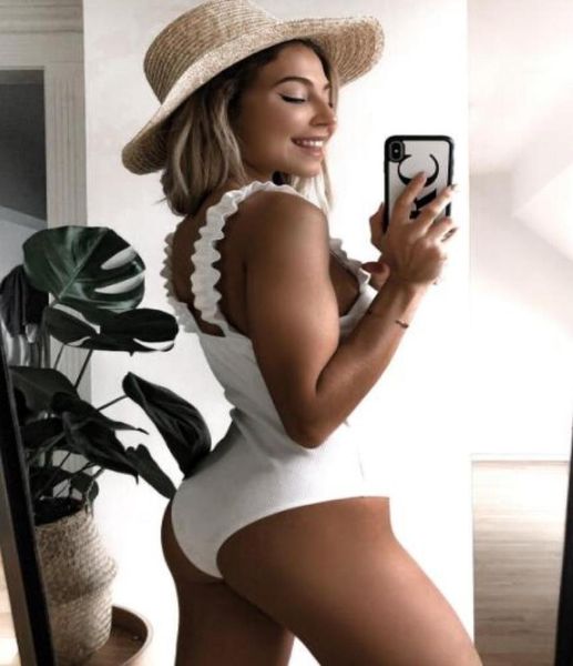 lovely beach open back swimsuit high waist gold leaf print ear straps one piece girl bikinis set yakuda swimwear sport discou2102407
lovely beach open back swimsuit high waist gold leaf print ear straps one piece girl bikinis set yakuda swimwear sport discou2102407