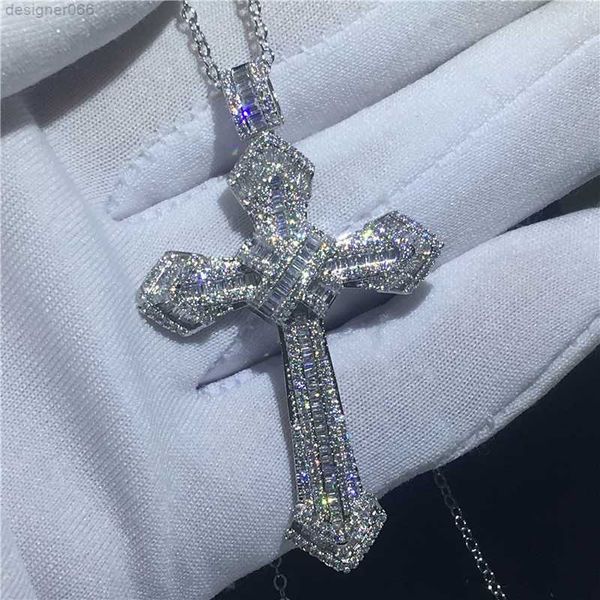 vecalon handmade big cross pendant 925 sterling silver 5a cz wedding engagement pendants with necklace for women men jewelry
vecalon handmade big cross pendant 925 sterling silver 5a cz wedding engagement pendants with necklace for women men jewelry