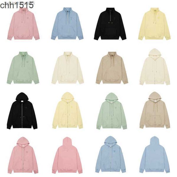 fashion brand autumn winter macaron amis love embroidery raglan zipper hoodie sweater men's women's same, Black
fashion brand autumn winter macaron amis love embroidery raglan zipper hoodie sweater men's women's same, Black