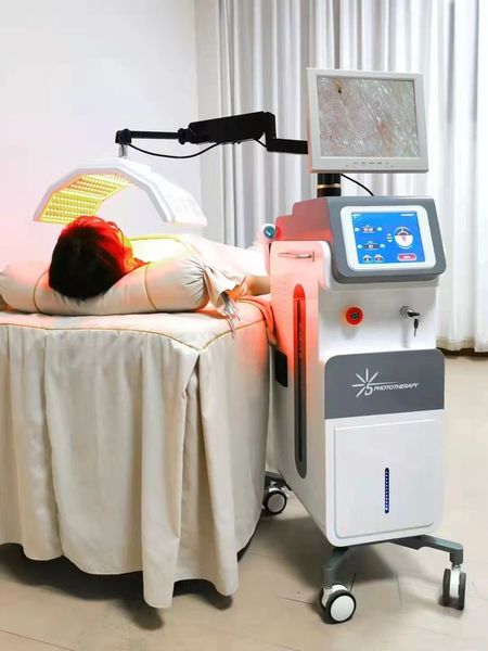 2023 10 in 1 comprehensive skin management instrument 7colors led pdt therapy skin analysis and hair growth machine, Black;white
2023 10 in 1 comprehensive skin management instrument 7colors led pdt therapy skin analysis and hair growth machine, Black;white