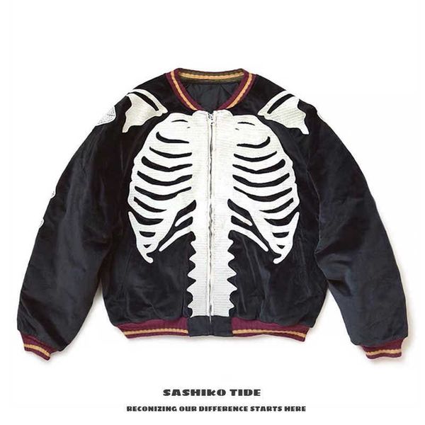 men's jackets oversize kapital jacket 2021fw men women 1 1 high street skull bone embroidery kapital coats washed heavy fabric jackets, Black;brown
men's jackets oversize kapital jacket 2021fw men women 1 1 high street skull bone embroidery kapital coats washed heavy fabric jackets, Black;brown