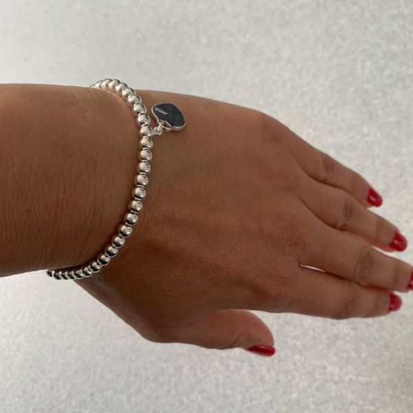 beaded bracelet women heart couple sterling silver strands chain mini t tag bracelets blue enamel love gifts for girlfriend designer jewelry, Black
beaded bracelet women heart couple sterling silver strands chain mini t tag bracelets blue enamel love gifts for girlfriend designer jewelry, Black