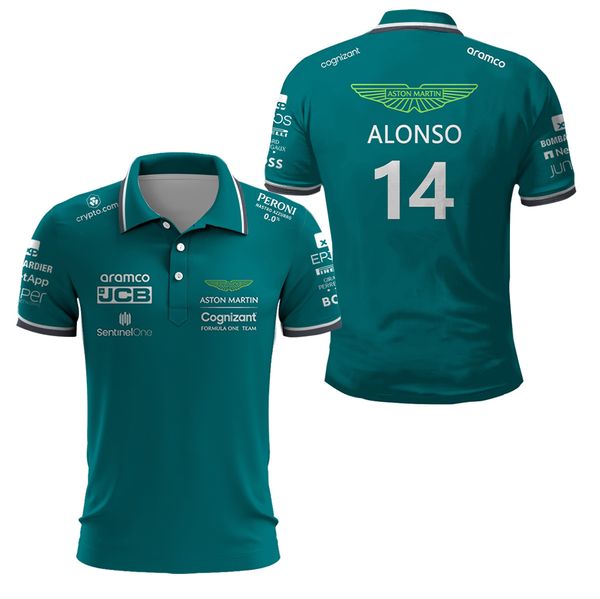 mens polos for aston martin 14 alonso driver racing team motorsport sports polo shirt car fans green do not fade breathable 230330, White;black
mens polos for aston martin 14 alonso driver racing team motorsport sports polo shirt car fans green do not fade breathable 230330, White;black
