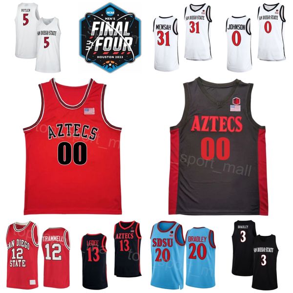 2023 final four college san diego state aztecs jersey basketball 20 matt bradley 12 darrion trammell 5 lamont butler 13 jaedon ledee 3 micah, Black
2023 final four college san diego state aztecs jersey basketball 20 matt bradley 12 darrion trammell 5 lamont butler 13 jaedon ledee 3 micah, Black