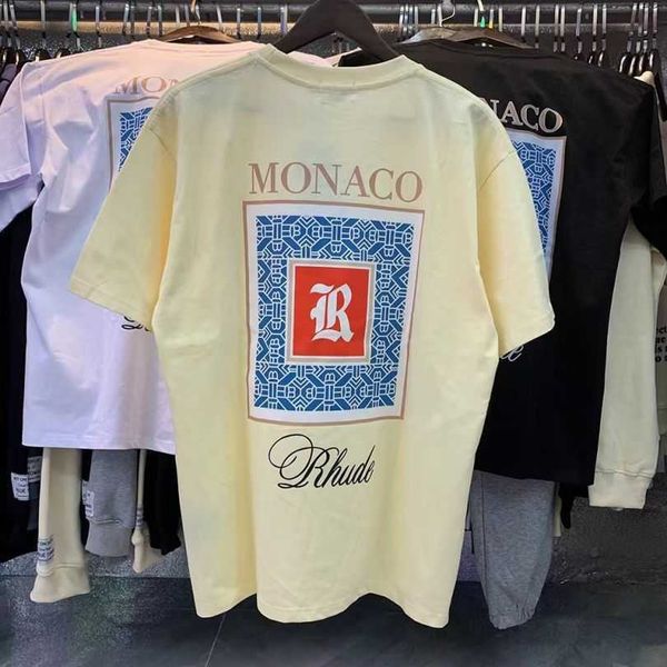 2023 summer mens designer t shirt rhude casual shirts man womens tees short sleeves sell men hip hop clothes us size ch01, White;black
2023 summer mens designer t shirt rhude casual shirts man womens tees short sleeves sell men hip hop clothes us size ch01, White;black