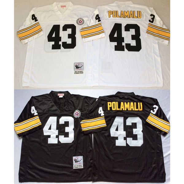 american football wear troy polamalu 43 jerseys throwback men white black shirt mitchell ness size stitched jersey mix order
american football wear troy polamalu 43 jerseys throwback men white black shirt mitchell ness size stitched jersey mix order