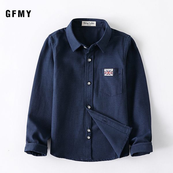 kids shirts gfmy spring autumn oxford textile full sleeve solid color blue boys white shirt 3t-14t kid casual school clothes 801 230330, White;black
kids shirts gfmy spring autumn oxford textile full sleeve solid color blue boys white shirt 3t-14t kid casual school clothes 801 230330, White;black