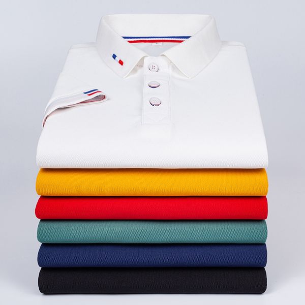 men's polos summer brand striped embroidery mens designer polo shirts grade 3d with short sleeve casual fashions men clothing 230330, White;black
men's polos summer brand striped embroidery mens designer polo shirts grade 3d with short sleeve casual fashions men clothing 230330, White;black
