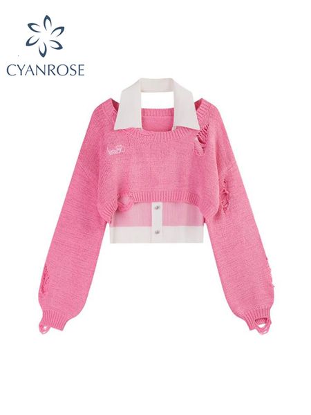 women s t shirt y2k korean style fake two piece halter sweater baggy t shirt autumn long sleeve harajuku crop 230330, White
women s t shirt y2k korean style fake two piece halter sweater baggy t shirt autumn long sleeve harajuku crop 230330, White