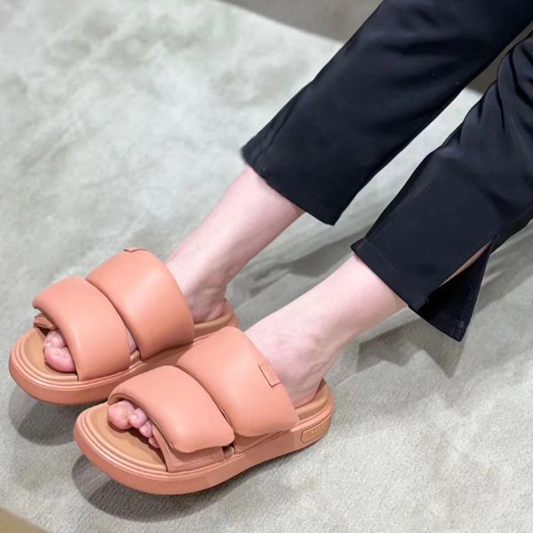 fashion slippers designer thick sole shoes cloud soft genuine leather women scuffs flat base sandals casual home dinner classic beach shoe s, Black
fashion slippers designer thick sole shoes cloud soft genuine leather women scuffs flat base sandals casual home dinner classic beach shoe s, Black