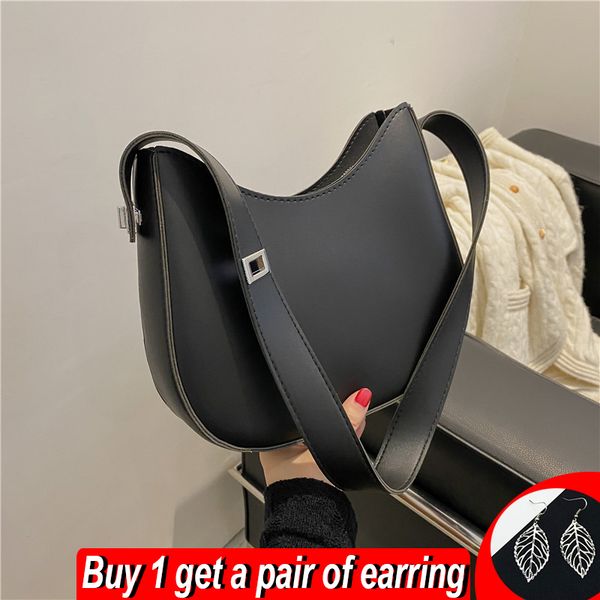 evening bags vintage halfmoon underarm for women pu leather shoulder solid color armpit handbag portable shopping 230329
evening bags vintage halfmoon underarm for women pu leather shoulder solid color armpit handbag portable shopping 230329