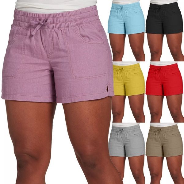 women's shorts women's casual solid color elastic waist partial body shorts casual shorts 230330, White;black
women's shorts women's casual solid color elastic waist partial body shorts casual shorts 230330, White;black