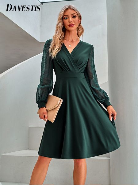 casual dresses black women's long sleeve dress spring/summer elegant mesh dress v-neck dress women's office a-line dress 230330, Black;gray
casual dresses black women's long sleeve dress spring/summer elegant mesh dress v-neck dress women's office a-line dress 230330, Black;gray