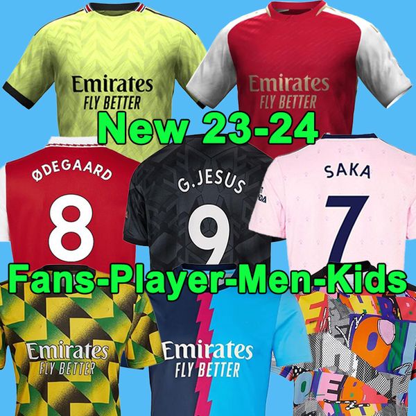 smith rowe g.jesus saka soccer jerseys saliba 22 23 fans player version odegaard martinelli jorginho 2022 2023 2024 football kits shirt men, Black;yellow
smith rowe g.jesus saka soccer jerseys saliba 22 23 fans player version odegaard martinelli jorginho 2022 2023 2024 football kits shirt men, Black;yellow