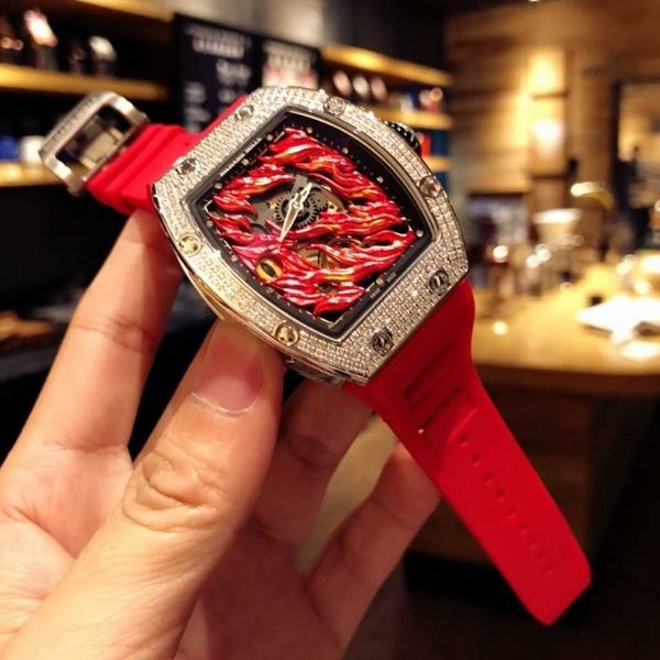 watch milles fashion business leisure rm57-02 fully automatic mechanical watch precision steel tape tourbillon men's ayw, Slivery;black
watch milles fashion business leisure rm57-02 fully automatic mechanical watch precision steel tape tourbillon men's ayw, Slivery;black