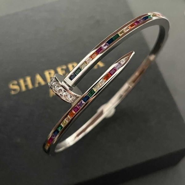 2023 designer carti bracelet jewelry bangle silver industry rainbow zircon bracelet female ins small design light luxury exquisite fashion, Black
2023 designer carti bracelet jewelry bangle silver industry rainbow zircon bracelet female ins small design light luxury exquisite fashion, Black