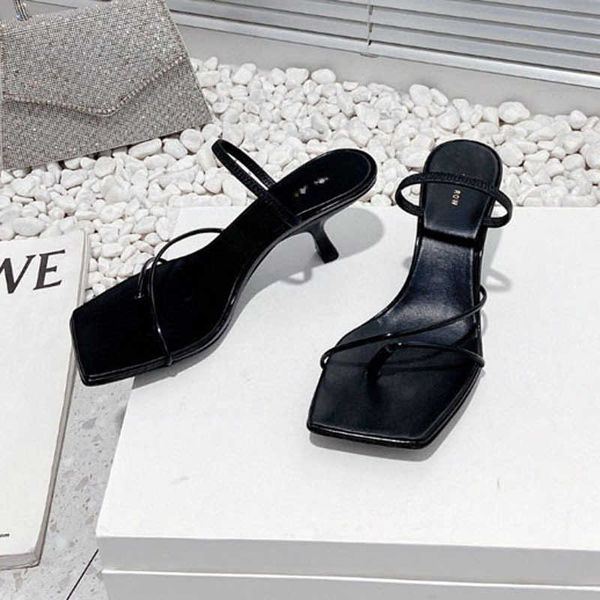 the row the * row kendou tongzhi sandals for women 2023 xiaxin square head genuine leather slim belt cat heel slim heel high heels hop6, Black
the row the * row kendou tongzhi sandals for women 2023 xiaxin square head genuine leather slim belt cat heel slim heel high heels hop6, Black