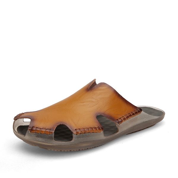fashion luxury flats genuine leather slippers sandals casual men soft cowhide flip flops man flat shoes, Black
fashion luxury flats genuine leather slippers sandals casual men soft cowhide flip flops man flat shoes, Black