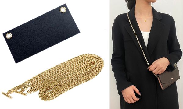 bag parts accessories diy kit copper chaininsert change sarah emilie long wallet to a crossbody purse 230330, Black
bag parts accessories diy kit copper chaininsert change sarah emilie long wallet to a crossbody purse 230330, Black
