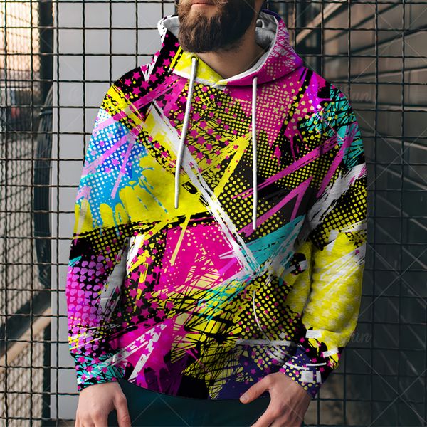 men s hoodies sweatshirts 3d colorful graffiti printed hoodie men hooded tracksuit fashion pullover hoody streetwear spring coat sportswear, Black
men s hoodies sweatshirts 3d colorful graffiti printed hoodie men hooded tracksuit fashion pullover hoody streetwear spring coat sportswear, Black