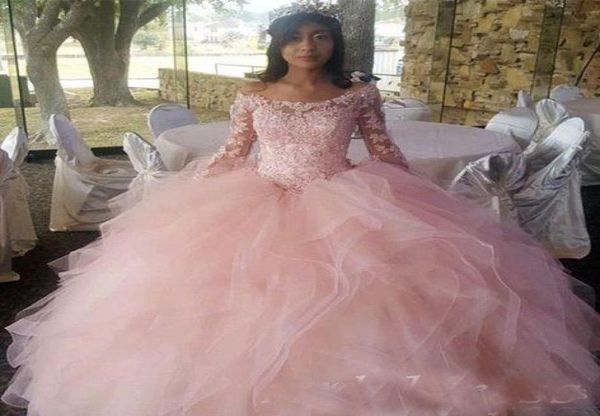 cascading ruffles ball gown quinceanera dresses long sleeve hollow back illusion bodice sweep train applique prom party gowns swee3737668, Blue;red
cascading ruffles ball gown quinceanera dresses long sleeve hollow back illusion bodice sweep train applique prom party gowns swee3737668, Blue;red