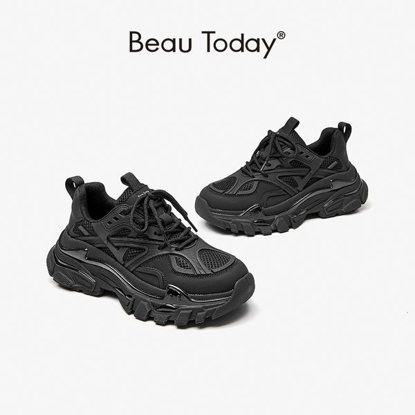 dress shoes beautoday stubby sneakers women's synthetic leather mesh patch work round sole thick sole women's handmade shoes 29448, Black
dress shoes beautoday stubby sneakers women's synthetic leather mesh patch work round sole thick sole women's handmade shoes 29448, Black