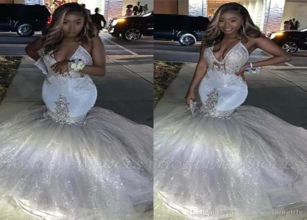 glitter silver v neck mermaid prom dresses spaghetti sleeveless african long puffy formal evening gowns graduation party dres2852533, Black
glitter silver v neck mermaid prom dresses spaghetti sleeveless african long puffy formal evening gowns graduation party dres2852533, Black