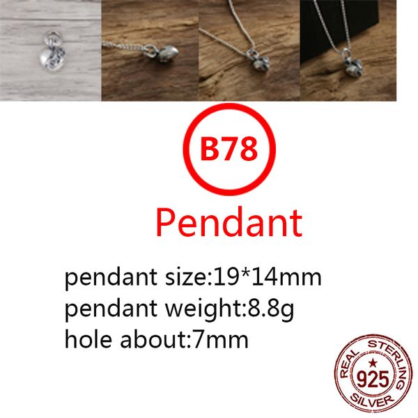 b78 s925 sterling silver pendant personalized punk style heart shaped six point star pendant letter shaped gift for lover
b78 s925 sterling silver pendant personalized punk style heart shaped six point star pendant letter shaped gift for lover