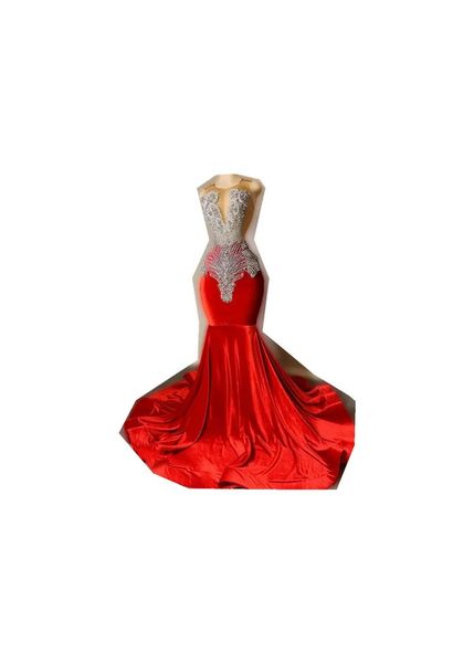 sparkly red velvet mermaid prom dress 2024 beading sheer neck plus size formal graduation party dress robe de bal, Black
sparkly red velvet mermaid prom dress 2024 beading sheer neck plus size formal graduation party dress robe de bal, Black