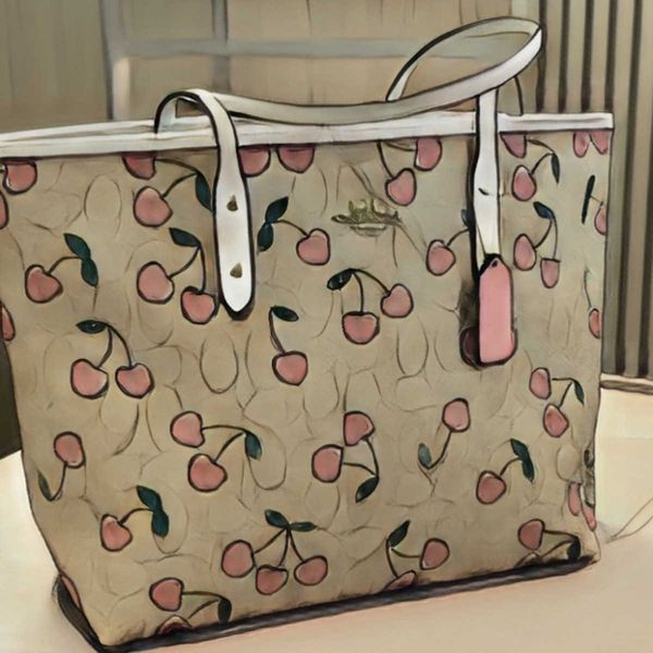 designer bag tote bag coac handbag cherry old flower women's handheld shopping bag large capacity vegetable basket bag
designer bag tote bag coac handbag cherry old flower women's handheld shopping bag large capacity vegetable basket bag