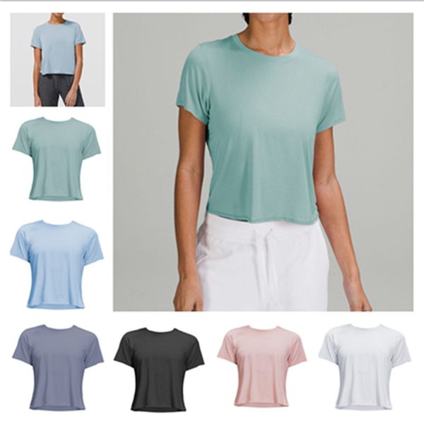 new yoga short suit action always women's t-shirt short modal relaxed breathable sports high elastic short sleeve lu777
new yoga short suit action always women's t-shirt short modal relaxed breathable sports high elastic short sleeve lu777