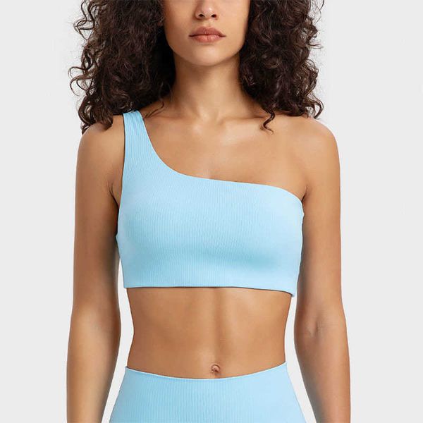 lulu bra yoga ribbed women fitness bra oneshoulder cutout strap sport tank gym underwear seamless workout training chest pad solid color
lulu bra yoga ribbed women fitness bra oneshoulder cutout strap sport tank gym underwear seamless workout training chest pad solid color